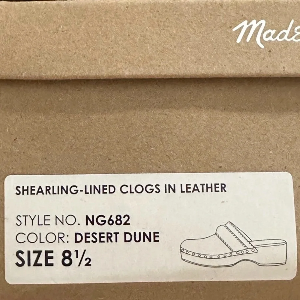 Madewell Beige Leather Mules - Picture 9 of 10